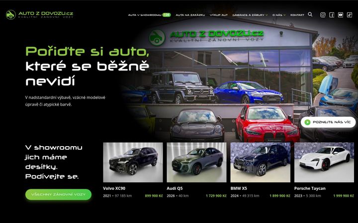 Posnetek zaslona autozdovozu.cz