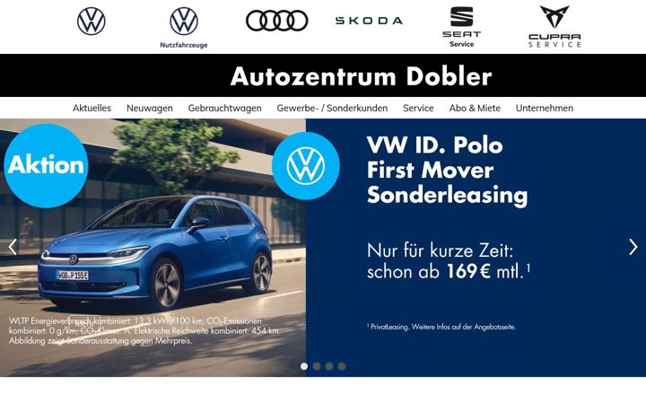 Screenshot of autozentrum-dobler.com