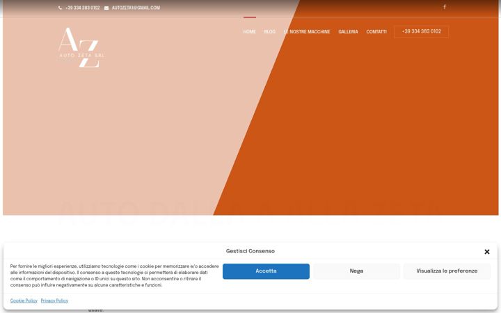 Screenshot of autozetasrl.eu