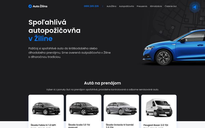 Screenshot of autozilina.sk