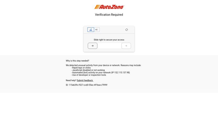 Screenshot of autozone.com.br
