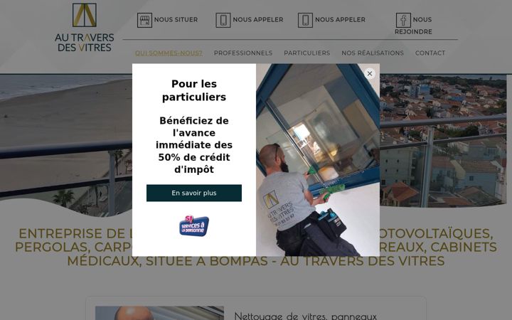Screenshot of autraversdesvitres.fr