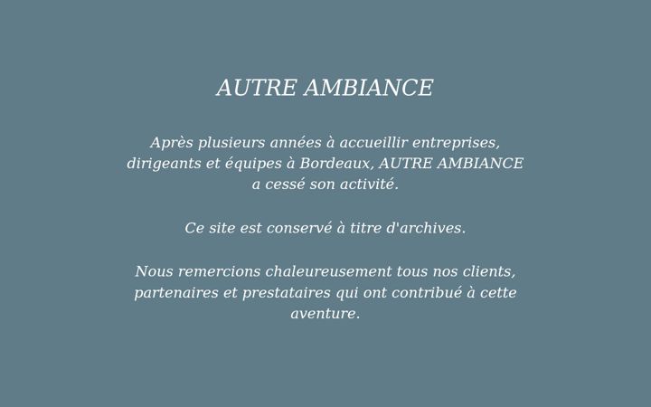 Screenshot of autreambiance.fr