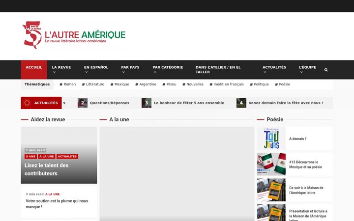 Screenshot of autreamerique.com