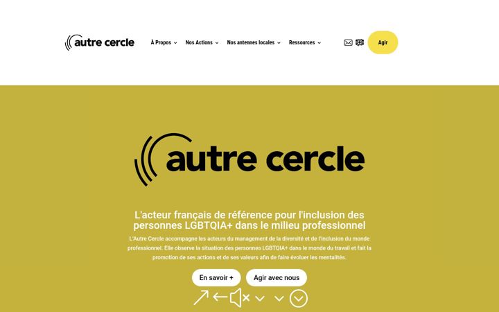 Screenshot of autrecercle.org