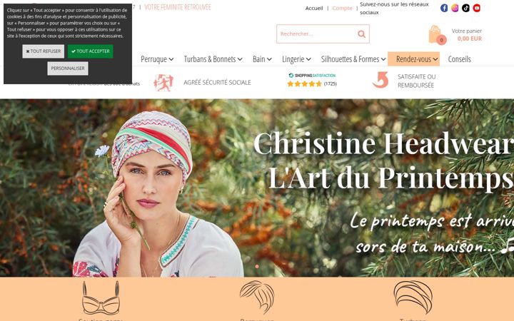 Screenshot of autrement-belle.fr