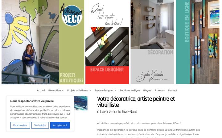 Screenshot of autrementdeco.ca