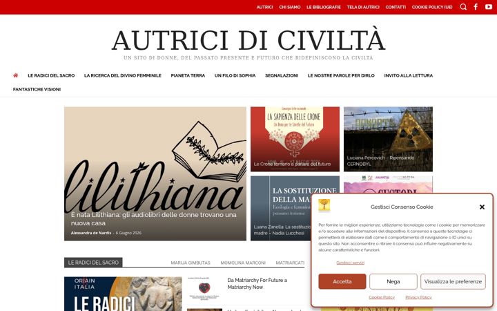 Screenshot of autricidicivilta.it