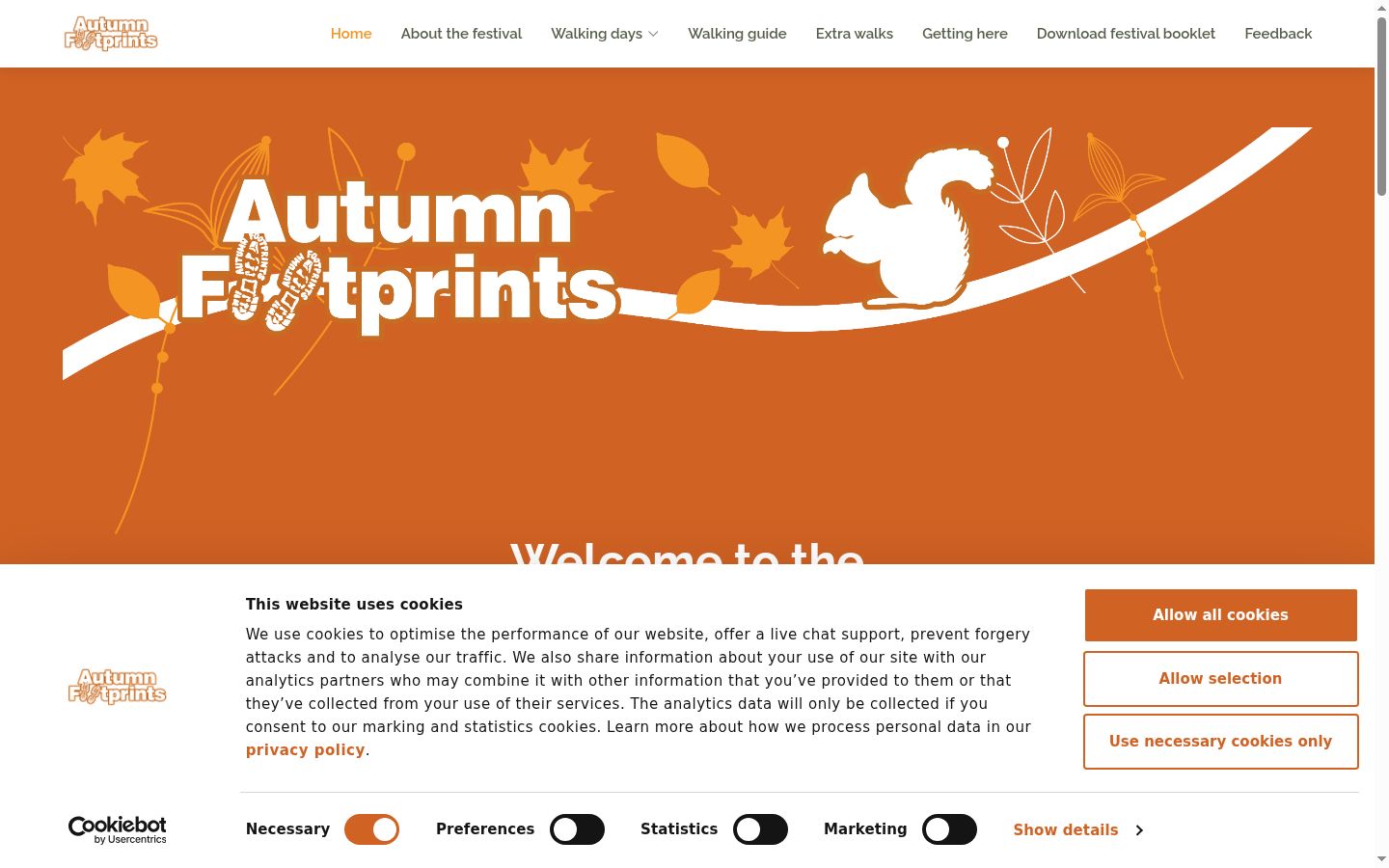 Screenshot tal-banner tal-kunsens muri qabel kwalunkwe interazzjoni