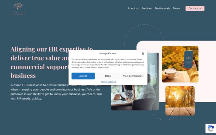 Screenshot of autumnhr.co.uk