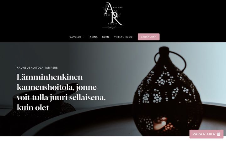 Screenshot of autumnrosebeauty.fi
