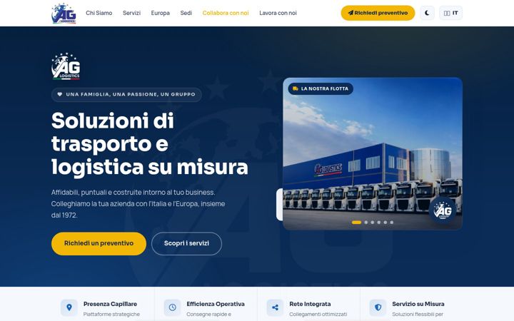 Screenshot of autuoritrasporti.eu