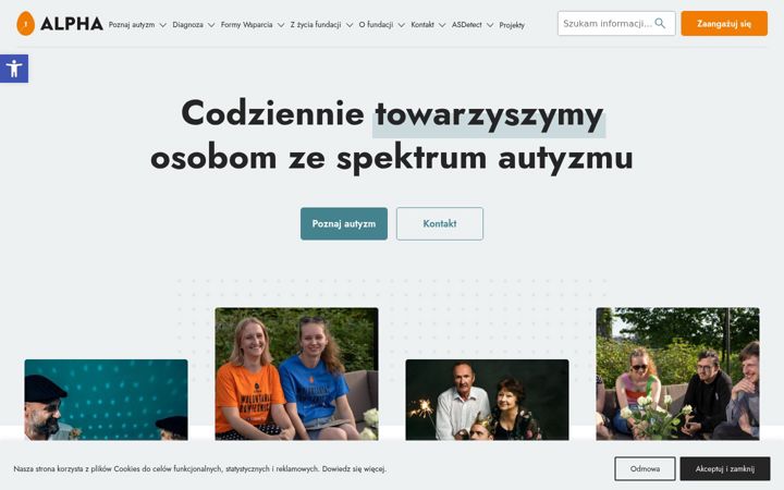 Screenshot of autyzmlublin.pl