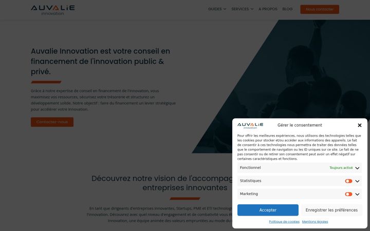 Screenshot of auvalie.com