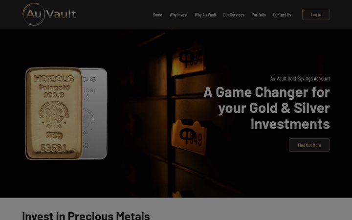 Screenshot of auvault.com