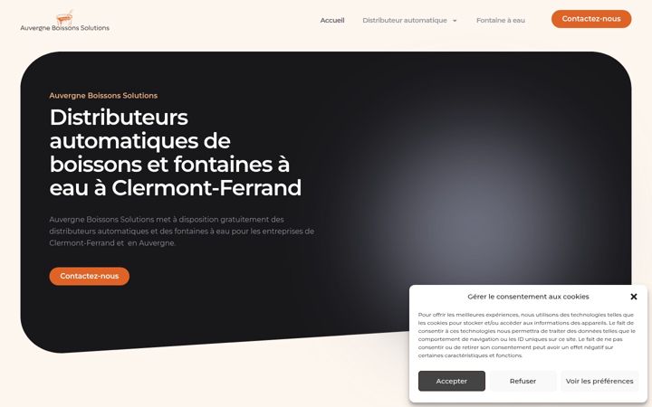 Capture d'écran de auvergne-boissons-solutions.fr