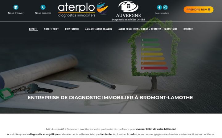 Capture d'écran de auvergne-diagnostic-immobilier.fr