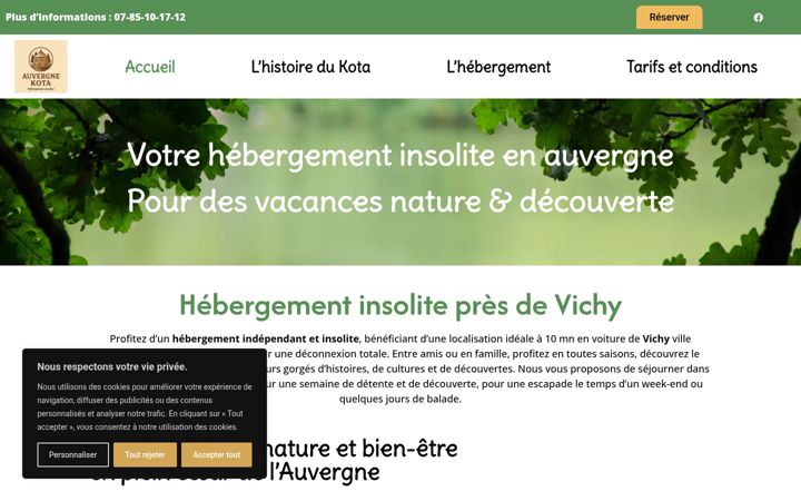 Screenshot von auvergne-kota.fr