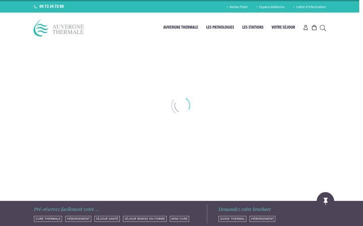 Screenshot of auvergne-thermale.com