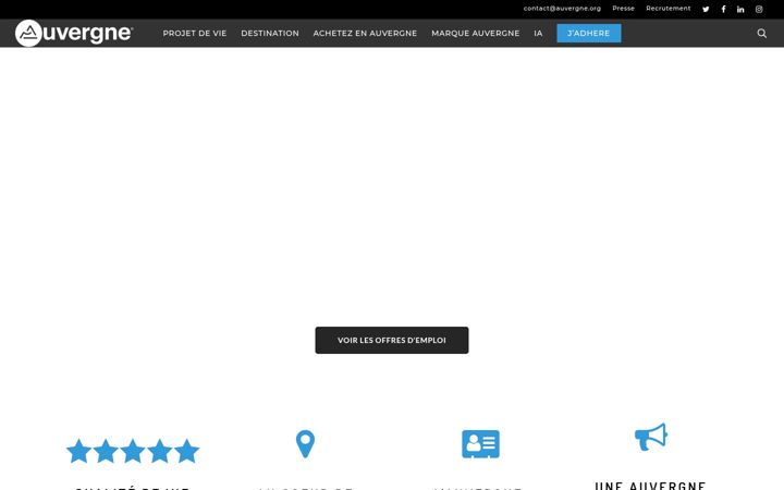 Screenshot of auvergne.org