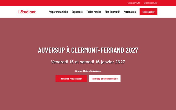 Screenshot von auversup.fr