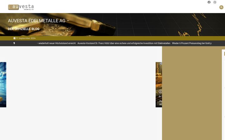 Screenshot of auvesta-edelmetalle-aktuelles.com
