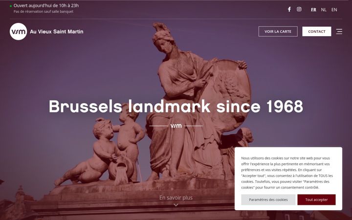 Screenshot of auvieuxsaintmartin.be