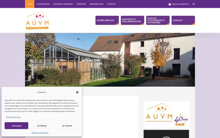 Ekrānuzņēmums no auvm.org
