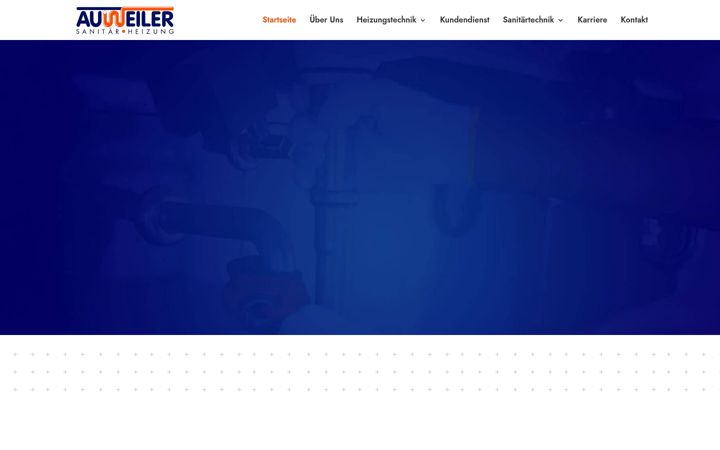 Screenshot of auweiler-sanitaer.de