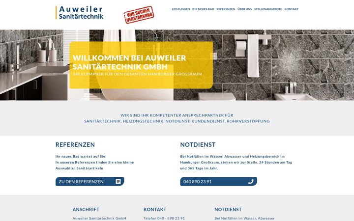 Screenshot of auweiler.com