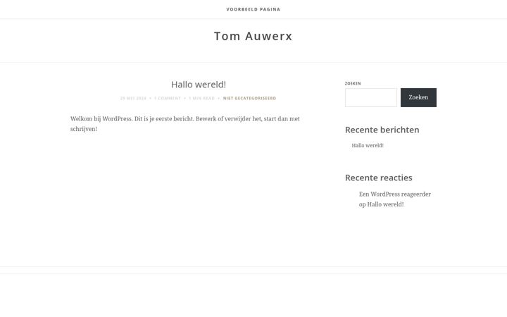 Screenshot of auwerx.be
