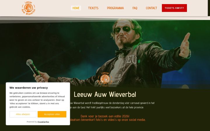 Screenshot of auwwieverbal.nl