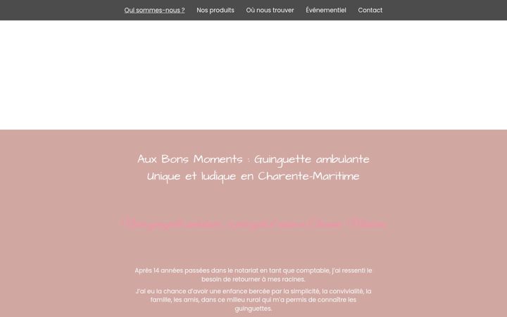 Screenshot of aux-bons-moments-17.fr