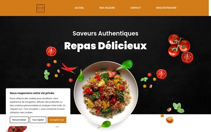 Screenshot of aux-delices-croquants.re
