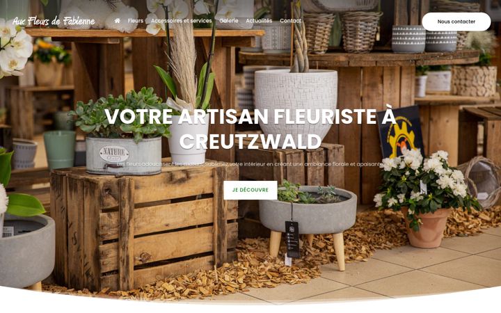 Screenshot stránky aux-fleurs-de-fabienne.fr