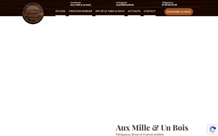 Screenshot stránky aux-mille-et-un-bois.fr