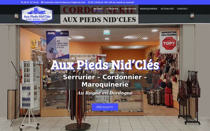 Screenshot stránky aux-pieds-nid-cles.fr