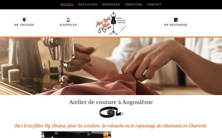 Screenshot of aux-trois-filles-by-amina.fr