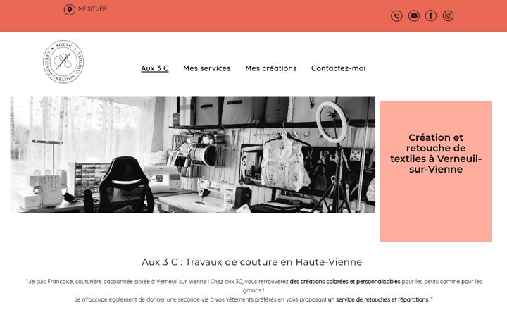 Screenshot of aux3c.fr
