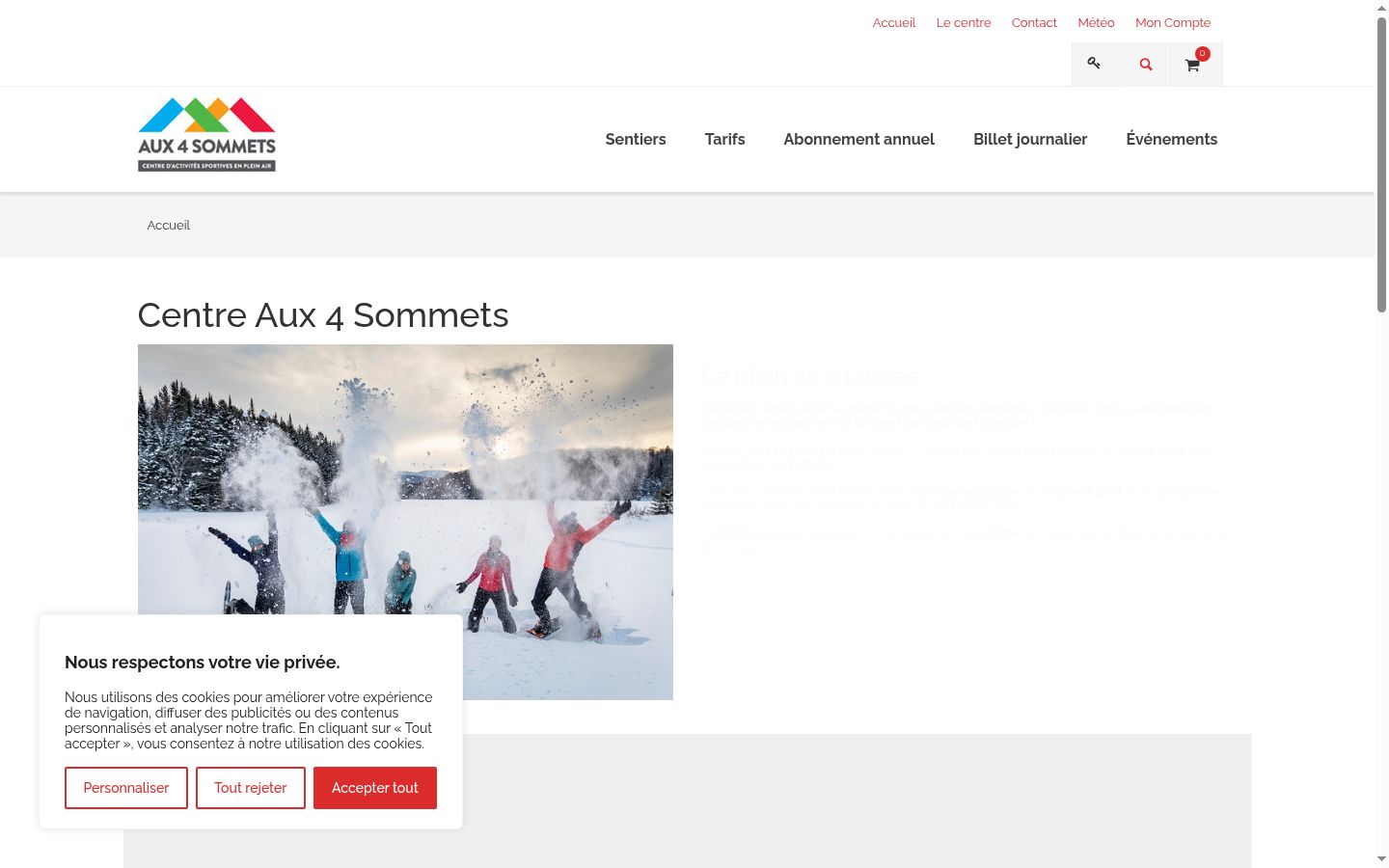Sutikimo reklamjuostės, rodytos prieš bet kokią sąveiką, ekrano kopija