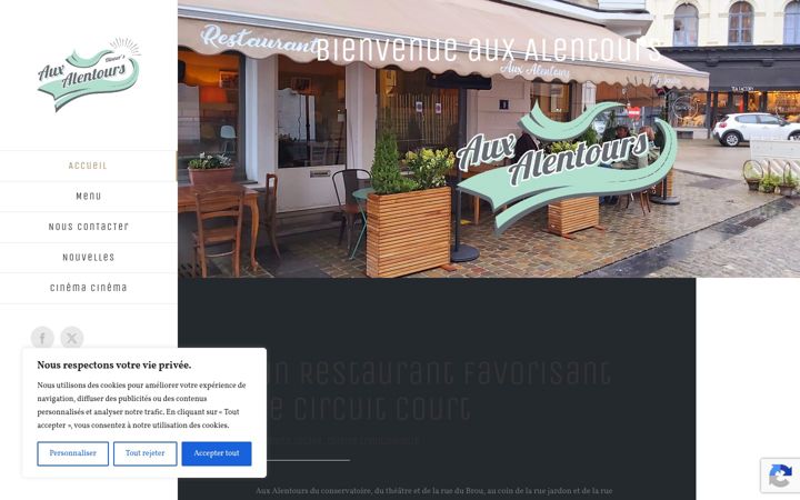 Screenshot of auxalentours.be
