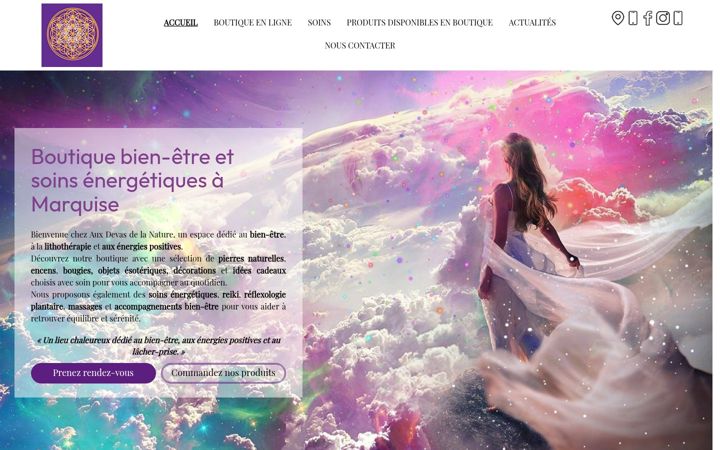 Screenshot of auxdevasdelanature.fr