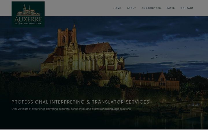 Screenshot of auxerre.co.uk