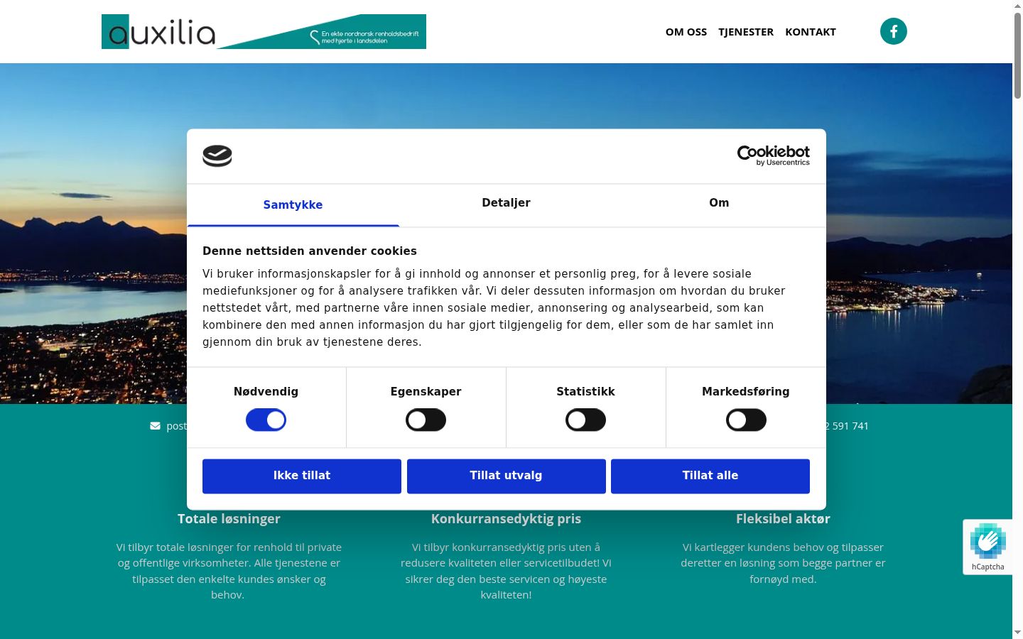 Sutikimo reklamjuostės, rodytos prieš bet kokią sąveiką, ekrano kopija