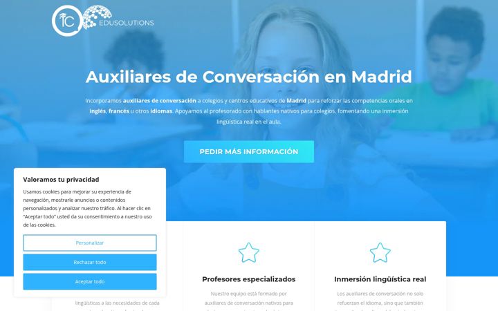 Screenshot of auxiliaresdeconversacion.es