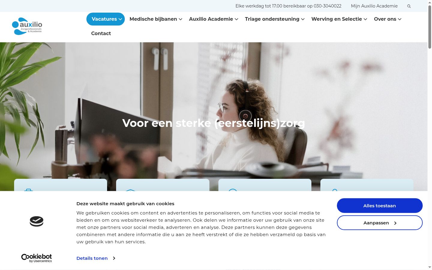 Screenshot tal-banner tal-kunsens muri qabel kwalunkwe interazzjoni