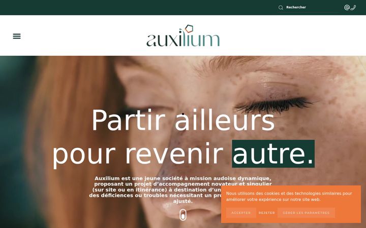 Screenshot of auxilium-oc.fr