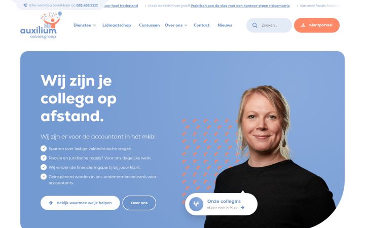 Screenshot of auxiliumadviesgroep.nl