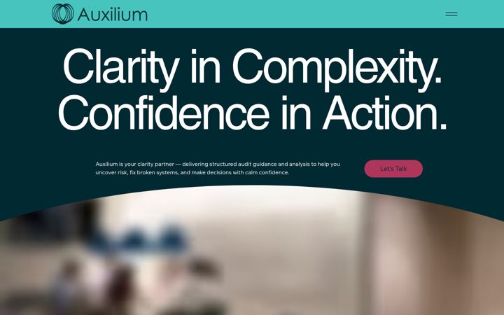 Screenshot of auxiliumauditing.co.uk