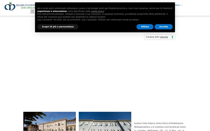 Screenshot of auxiliumvitae.it